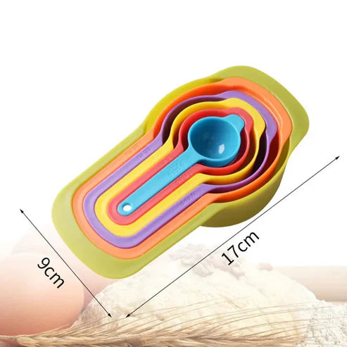 Measuring Cup Multi Colour 6Pcs Set