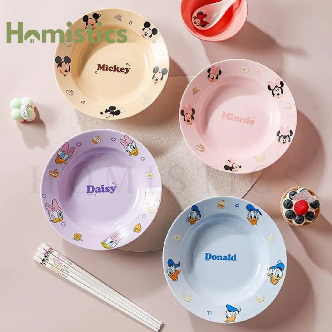 WALT DISNEY Mickey & Friends Dinnerware Set Meal Set - 6pcs | Daisy Duck