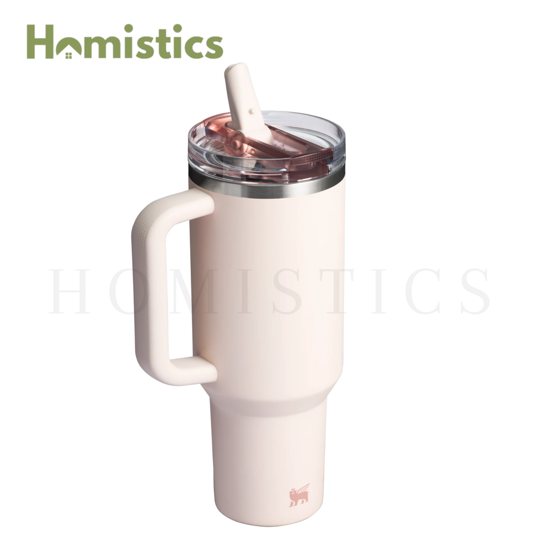 The Quencher ProTour Flip Straw Tumbler  40 OZ - Rose Quartz