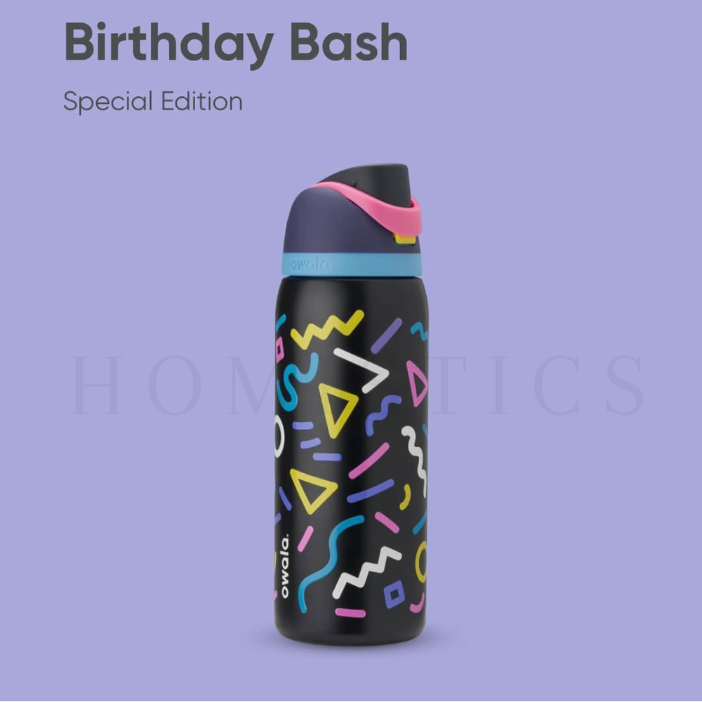 Owala FreeSip® Water Bottle - 32oz | Birthday Bash Mixtape