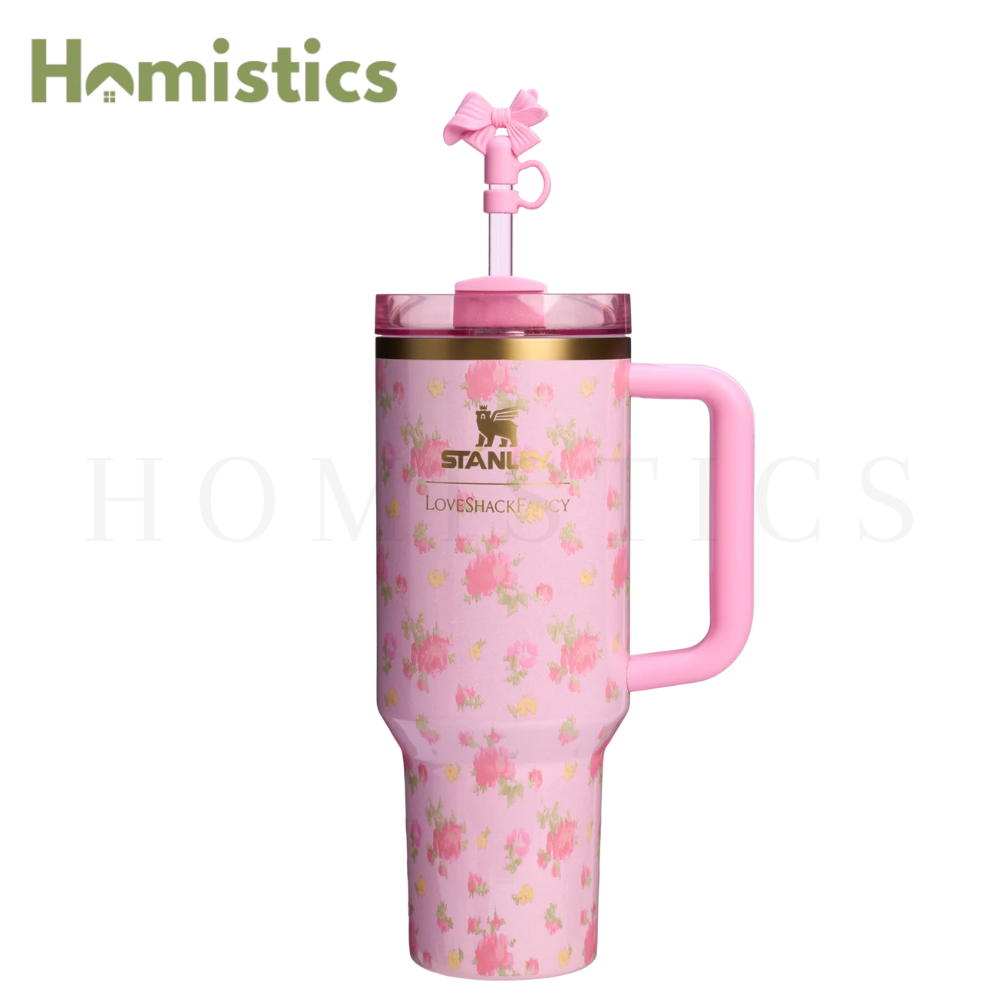 Stanley x LoveShackFancy Quencher H2.0 Flowstate™ Tumbler | 40 OZ | 1.18 L| Ibiza Sunset