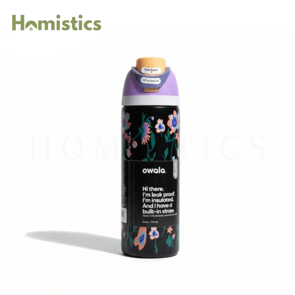 Owala FreeSip® Midnight Garden 24OZ Bottle Urban Outfitters