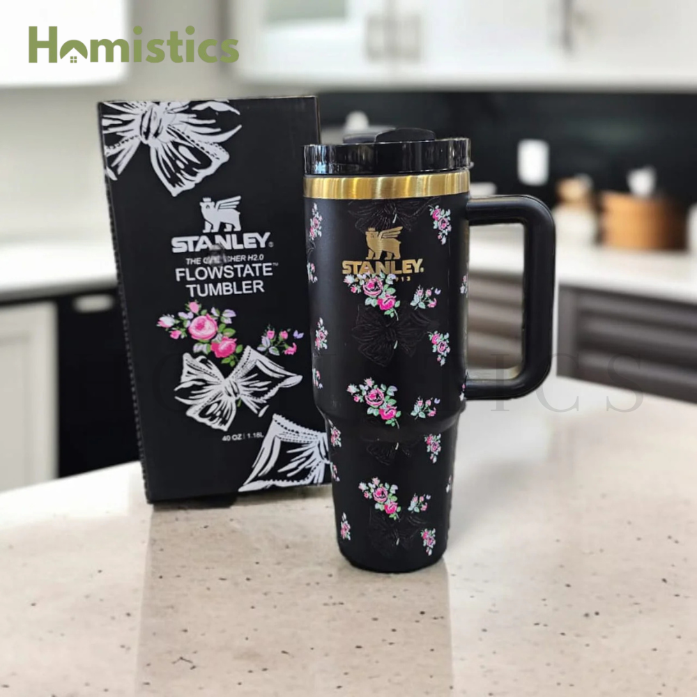 Stanley The Quencher H2.O Tumbler- 40oz | Luxury Black