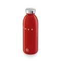 SMEG x 24Bottles Clima Red Bottle 500 ml back view embossed logo