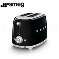 SMEG 2 Slice Toaster Black Closeup – Premium Finish and Modern Retro Look